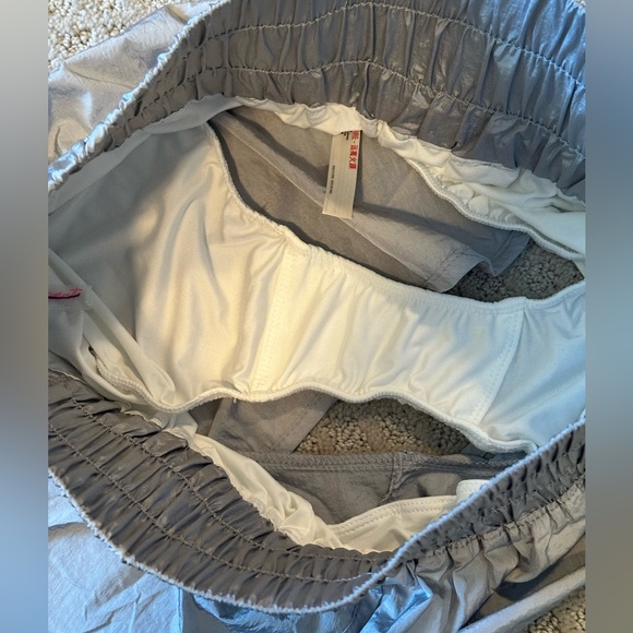 NWOT sz M Free People Movement The Way Home Shorts Artic Fox grey gray - Picture 7 of 10